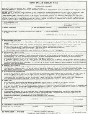 Dd Form 2384 1