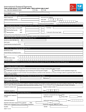 Clydesdale Bank Useful Forms