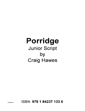  Porridge Play Script 2014