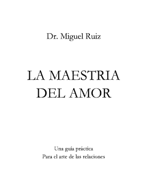La Maestr a Del Amor PDF  Form
