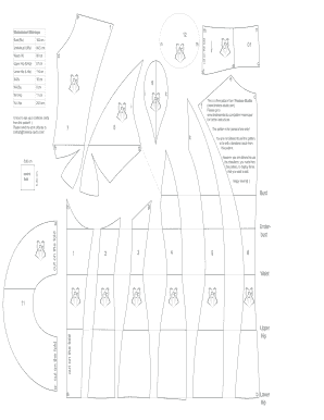 Dress Form Pattern PDF