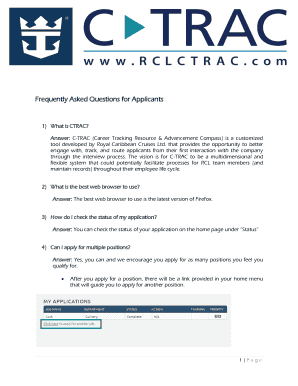 Ctrac  Form