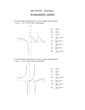 201 103 Re Calculus 1  Form