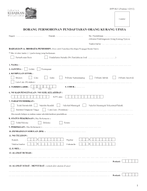 Bppoku Pindaan  Form