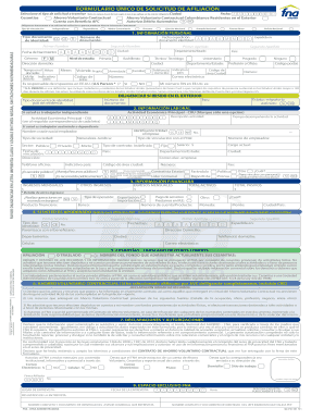 Formularios Fondo Nacional Del Ahorro