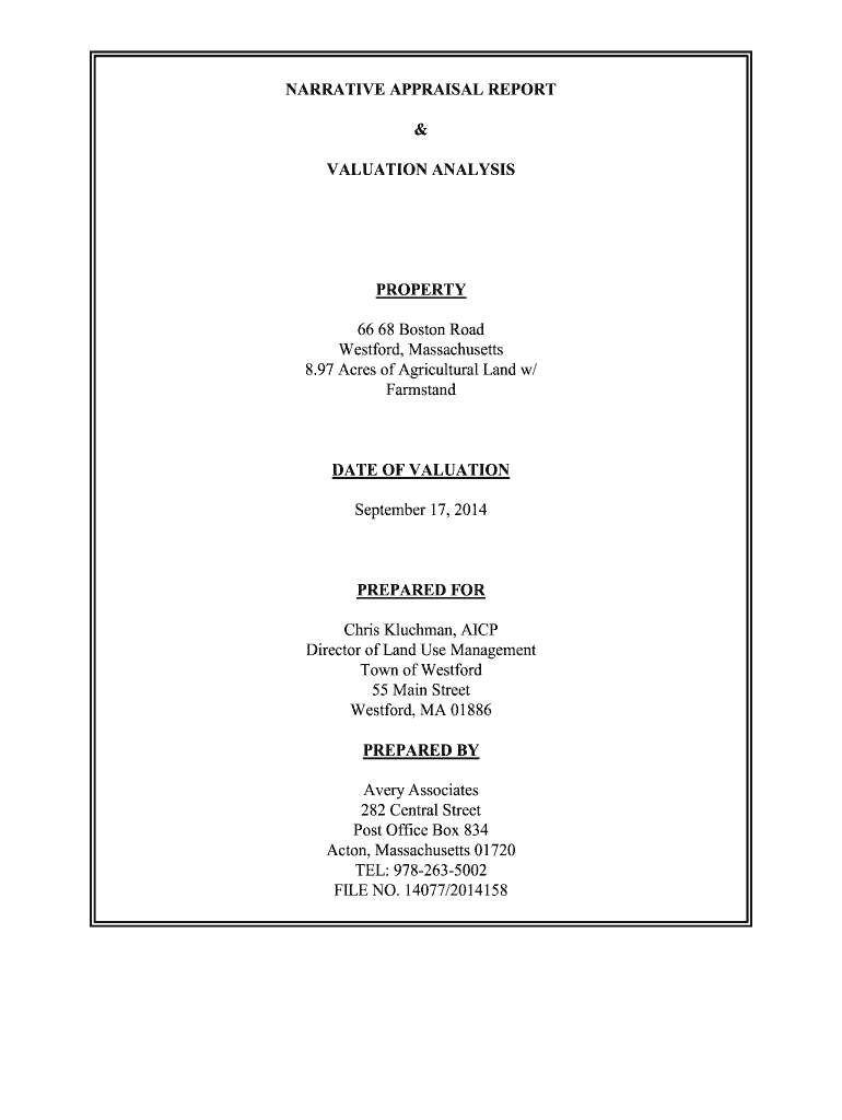 SUMMARY APPRAISAL REPORT  Form