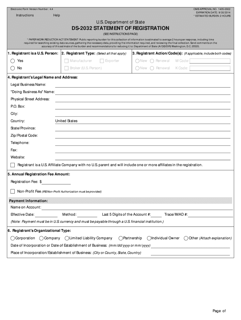 Get and Sign Ds 2032 Form 2018-2022