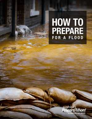 How to Prepare for a Flood  Form