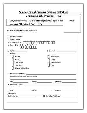 Stfs  Form