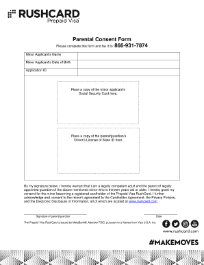 Visa Consent  Form