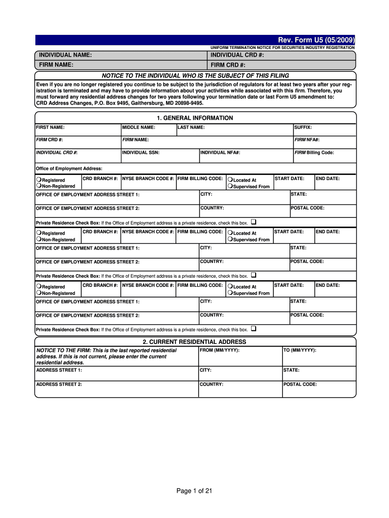 U5  Form