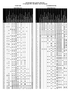Nj Transit 167 Bus Schedule PDF  Form