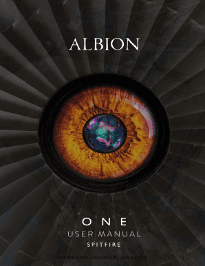 Albion One Manual  Form