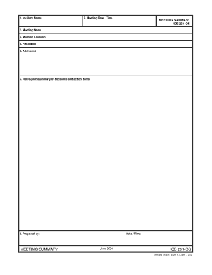 Ics 231 Form