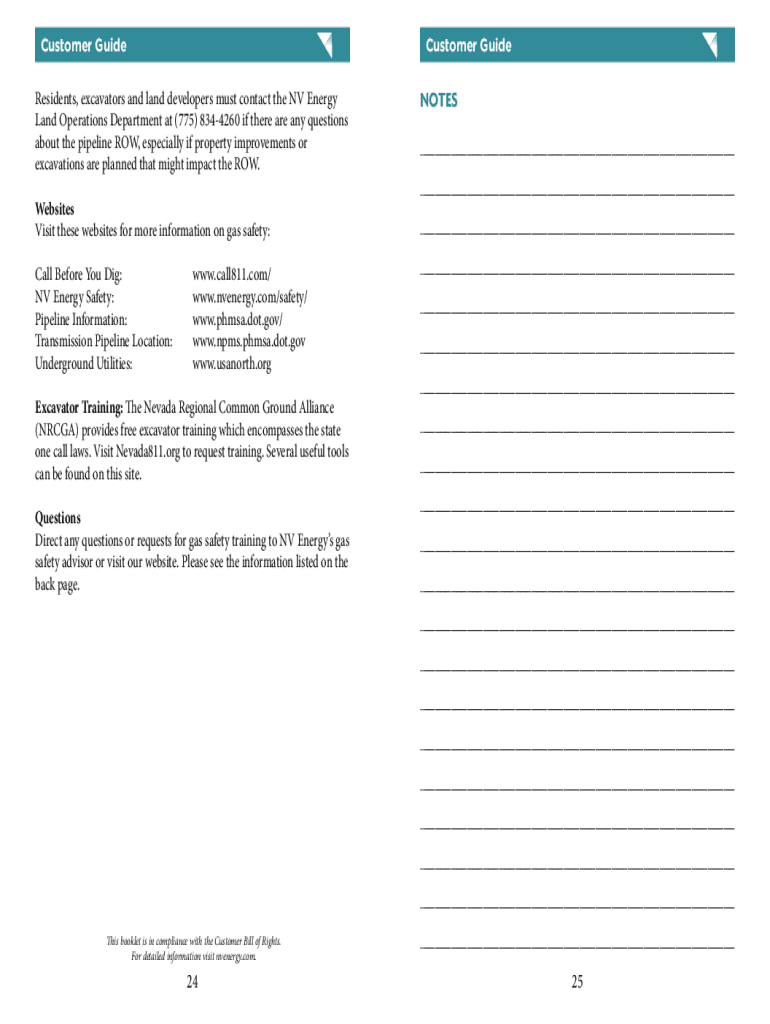 Nv Energy Bill Template  Form