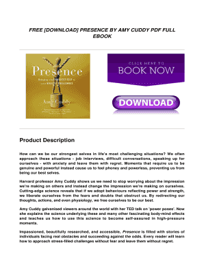 Presence Amy Cuddy PDF  Form