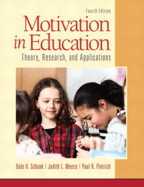 Motivation in Education Schunk PDF  Form