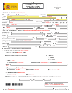 Formulario Ex 15