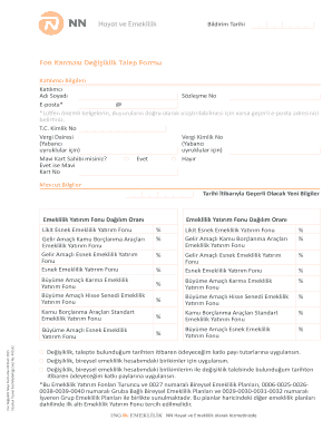 Nn Hayat Emeklilik Iptal Formu PDF