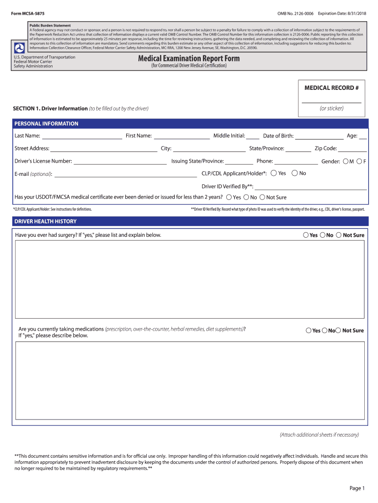 Form Mcsa 5875 Fill Out and Sign Printable PDF Template signNow