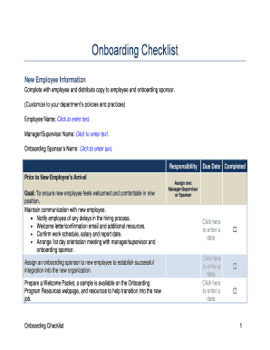 New Employee Orientation Program Sample PDF  Form