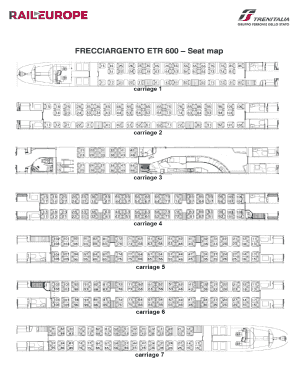 Frecciargento Seat Map  Form