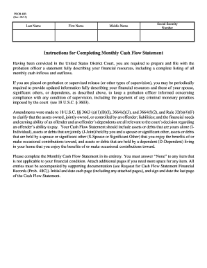 If You Are Placed on Probation or Supervised Release or Other Types of Supervision, You May Be Periodically  Form