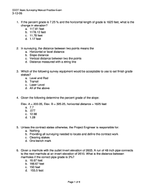 Level 4 Coc Quation and Answer in Surveying PDF  Form