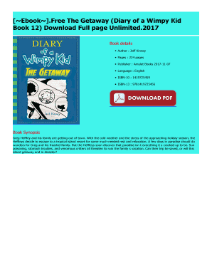 Diary of a Wimpy Kid the Getaway Movie  Form