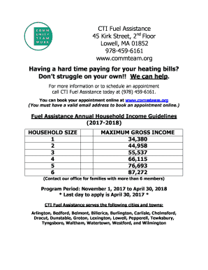 Cti Fuel Assistance  Form