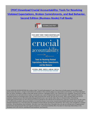 Crucial Accountability PDF Download  Form