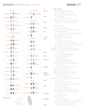  Sketchup Quick Reference Card 2017
