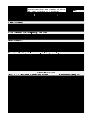  Student Safety Plan 2009-2024