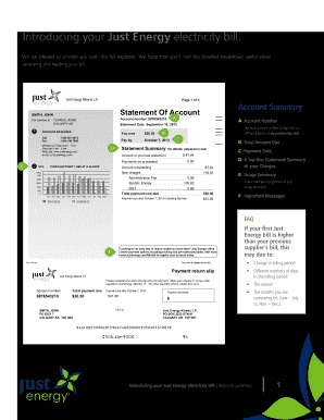 Entergy Bill Template  Form