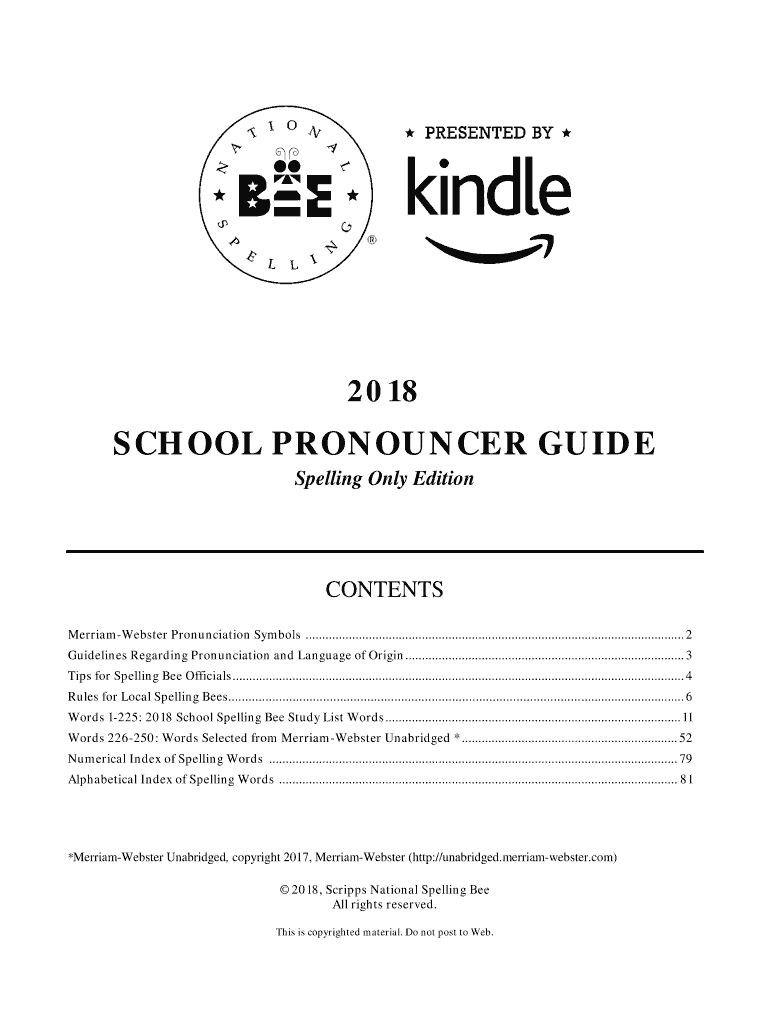 School Pronouncer Guide  Form