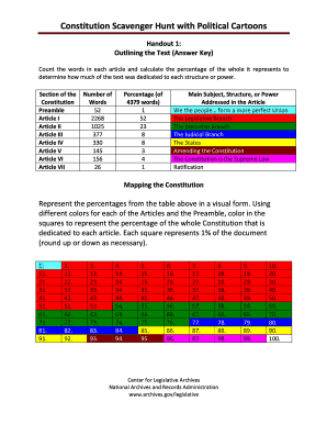 Six Big Ideas in the Constitution Handout 3 Answer Key PDF  Form