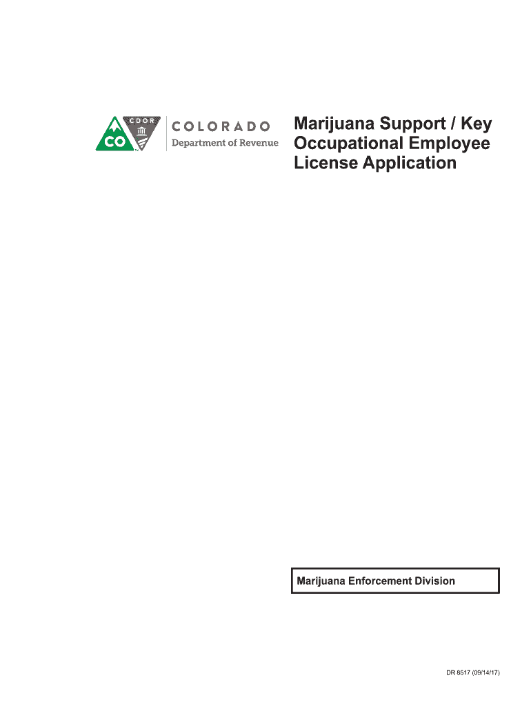  Marijuana Support Application 2017
