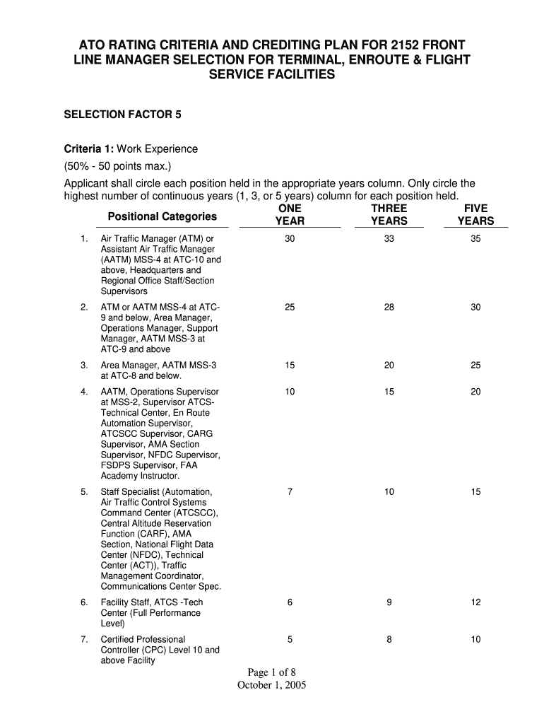 Crediting Plan  Form