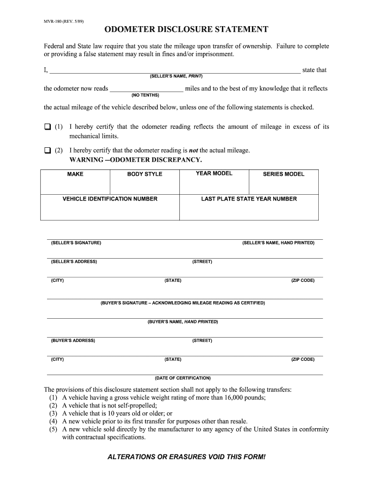 Mvr 180  Form