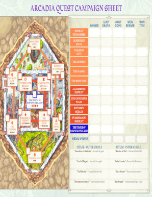 Arcadia Quest PDF  Form