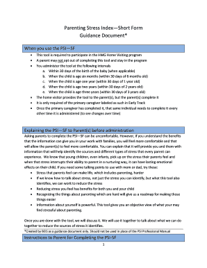 Parenting Stress Index Short Form Download