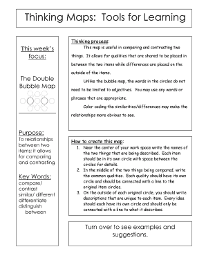 Thinking Maps Tools for Learning Wappingersschools  Form