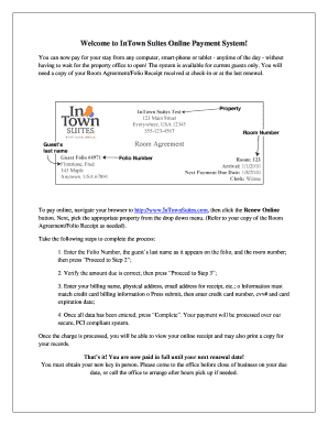 Intown Suites Pay Online  Form