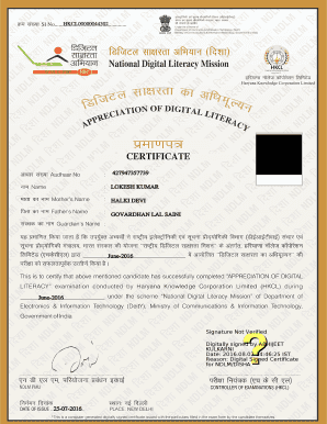Ndlm Certificate Download  Form