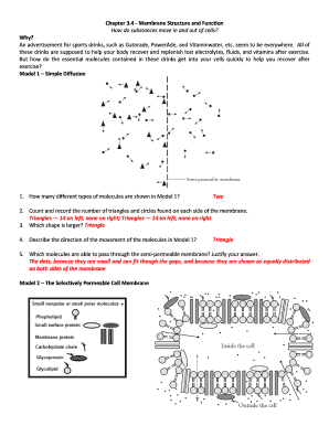 Membrane Function Pogil Answers PDF  Form