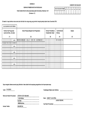 Borang Pk Lampiran 1  Form