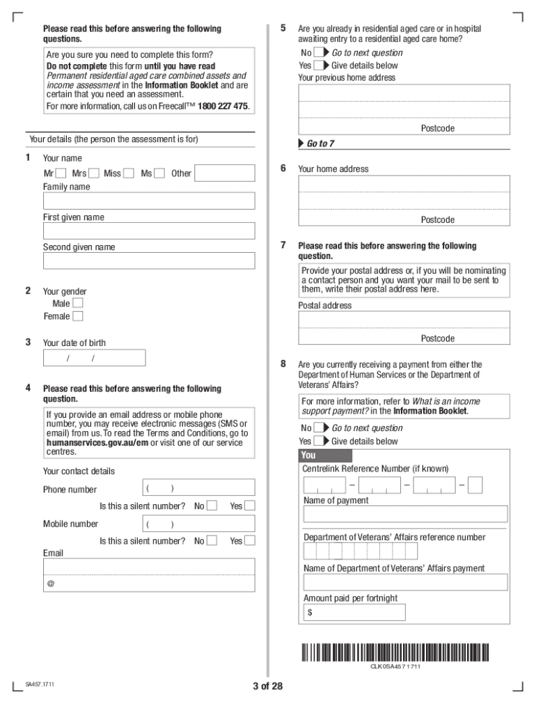  the Australian Government Department of Human Services or the Department of Veterans 2017