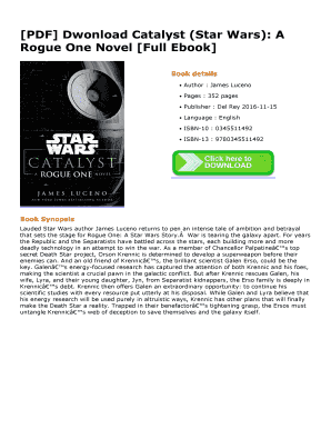 Rogue One Novelization PDF  Form