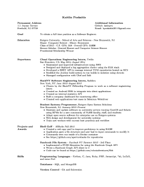 Resume Template Downloads  Form