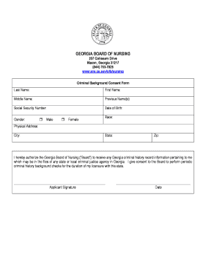 Gbon Criminal Background Check Release Form